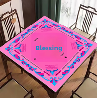 Tapis de protection en diatomite résistant à l'usure pour Mahjong, tapis de jeu de table robuste et résistant aux taches, vente en gros, pour cartes de poker, style minimaliste américain