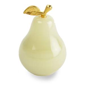 Hite arble Ear, juego de pera de ecoración Onyx Marble, Nyx ASS Rass Carved ear ruruit - Product Image 4