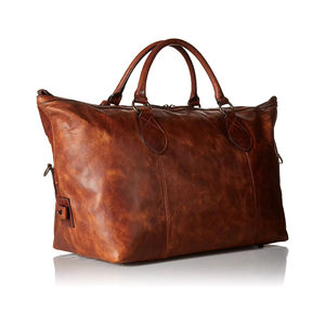 กระเป๋าดัฟเฟิลกระเป๋าเดินทางสไตล์กีฬา, กระเป๋าหนังแท้100% จุของได้เยอะดีไซน์ใหม่ - Product Image 5