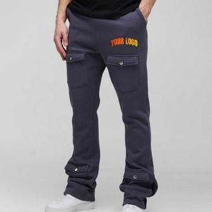 Pantalones Deportivos Casuales de Lona para Hombre, de Pierna Recta y Corte Holgado, con Logotipo Personalizado Serigrafiado, Bolsillos Tipo Cargo, Resistentes al Viento y de Secado Rápido - Product Image 4