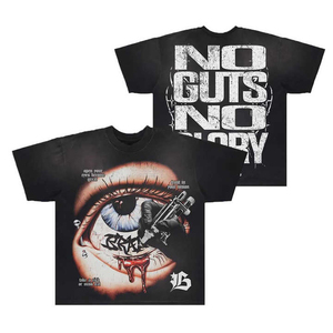 เสื้อยืดโอเวอร์ไซส์ผ้าคอตตอนสไตล์วินเทจผ้า100% ครอปสไตล์ย้อนยุค - Product Image 5