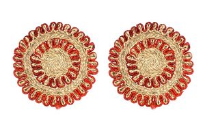 Modern Jute Non-Slip Placemat Elegant Durable <b>Table</b> <b>Mats</b> for Dining Kitchen Wedding & Family Party Gathering Placemat Design - Product Image 3