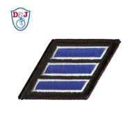 Écussons personnalisés populaires, rayures de rang, emblèmes, badges brodés, écussons pour uniformes, accessoires vestimentaires