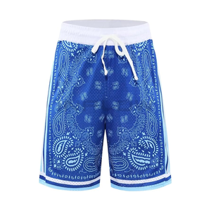 <b>Men</b> Polyester/Cotton Summer Basketball <b>Shorts</b> Mesh Custom Graphic Comfort <b>Elastic</b> <b>Waistband</b> High Street Style Inflow - Product Image 6