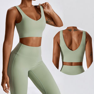 Soutien-gorge de sport pour femmes de haute qualité pour Gym Fitness Running Yoga-Séchage rapide et élastique avec impression de logo personnalisé-Vente en gros - Product Image 1