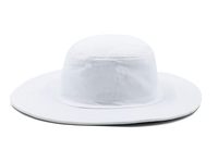 Logo personnalisé pas cher de qualité supérieure 100% coton casquettes de cricket d'arbitre à large bord sport casquette de Panama ronde baseball cricket chapeau de soleil rond