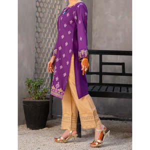 Chemise en lin et soie pour femme AKSMA, ornée de motifs floraux vintage, motifs floraux unis, broderie florale, taille XL, pour le printemps et l'automne - Product Image 3