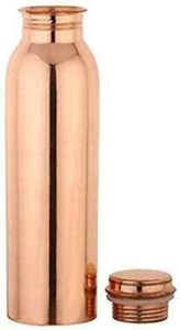 New Arrival Rustic Hammered Premium Pure Copper Water Bottle <b>Large</b> Outdoor Fitness Handcrafted <b>Flask</b> Screw Cap High Camping - Product Image 6