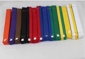 Cinturones de artes marciales para Taekwondo hechos en el mejor material de algodón 100% Cinturones de karate de artes marciales - Product Image 3