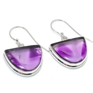Jewelry For Women Silver Boho Style <b>Earrings</b> Jewelry 925 Sterling Silver Amethyst Gemstone Trending <b>Handmade</b> <b>Earrings</b> Gift For - Product Image 1