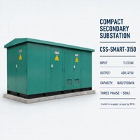 APEX 315-3150kVA 11kV à 400-415V Poste de transformations secondaire compact de type européen préfabriqué pour distribution de puissance moyenne et basse tension 50/60Hz