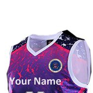 Uniforme de Baloncesto Sublimado, Transpirable, de Secado Rápido, sin Mangas, para Deportes al Aire Libre, de Poliéster de Alta Calidad, con el Mejor Diseño Personalizado - Product Image 4