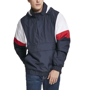 2026 New Fashion <b>Men</b> Windbreaker Hoodie <b>Jacket</b> With Zipper Lightweight Custom Logo 100% Polyester Windbreaker <b>Jacket</b> - Product Image 1