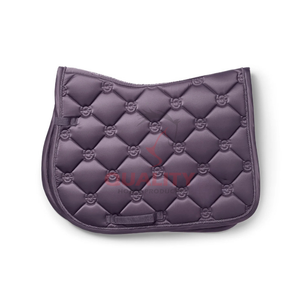 Tapis de selle équestre anglais durable, doublure douce respirante, confort léger, design professionnel, idéal pour tous les types - Product Image 1