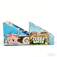 Rouleaux suisses multi-saveurs en sachets et cartons assortis, emballage de desserts pour l'exportation, article 64