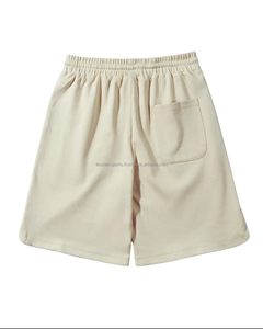 OEM Factory Wholesale Custom Printed Logo Mid Waist <b>Men's</b> Gym Fitness Summer Wear Oversized <b>Woven</b> Cotton <b>Shorts</b> - Product Image 5