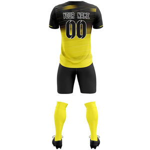 2025 nuevos uniformes de fútbol para hombres de poliéster 100% al por mayor para adultos, uniformes de ropa deportiva de talla grande hechos de poliéster para adultos - Product Image 3