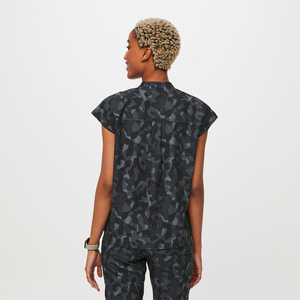 ชุดเครื่องแบบโรงพยาบาลแขนสั้นแขนยาวสำหรับผู้หญิงชุดคอตตอนสำหรับพยาบาลสครับกำหนดโลโก้ได้เอง - Product Image 4