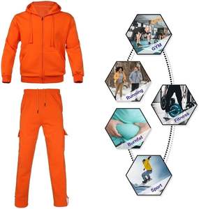 Conjunto de chándales de entrenamiento deportivo para hombre Conjunto de chándal cortavientos transpirable y Jogger Ropa deportiva de invierno de 2 piezas - Product Image 5