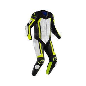 Combinaison d'hiver en cuir de moto deux pièces personnalisable avec conception détachable coutures renforcées construction durable - Product Image 6