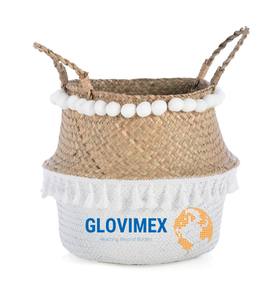 Hot New Design Jute Seagrass Panier De Rangement Panier Tissé À La Main Durable Pour L'Organisation À La Maison - Product Image 1