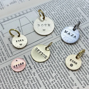 Металлические бирки для ключей на заказ - гравированные номерные диски из латуни, меди, нержавеющей стали для идентификации ключей - Product Image 3