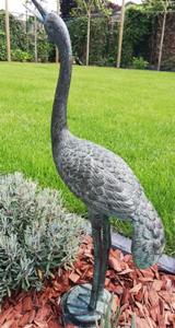 รูปปั้นน้ำพุทองแดงขนาดเท่าชีวิตรูปปั้นสำหรับตกแต่งบ้านของตกแต่งคริสต์มาสประติมากรรมนกกระทุงโบราณของตกแต่งบ้าน - Product Image 6