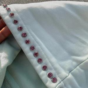 Top qualité dernière conception hommes strass sweats à capuche nouveauté fermeture éclair hommes strass sweats à capuche en vrac quantité bas prix pierre sweats à capuche - Product Image 3