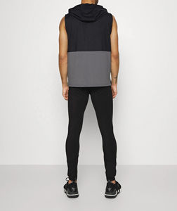 Bas quantité minimale de commande personnalisé hommes été Gym Stringer réservoir grande taille coton Jersey décontracté été à capuche entraînement musculaire tricoté musculation - Product Image 4