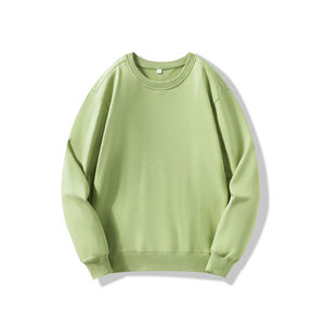 Vente en gros Sweat-shirt ample et surdimensionné 100% coton avec logo personnalisé OEM Sweat-shirt ras du cou en polaire lourde pour hommes - Product Image 6