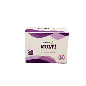 Boîtes d'emballage de multivitamines personnalisées imprimées en offset avec revêtement UV recyclables Carton de pilules - Product Image 4