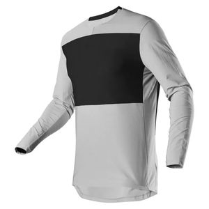 Maillot de course de motocross unisexe à séchage rapide % polyester, vêtements de course de moto pour adultes, manches longues, équipement de course professionnel, personnalisé - Product Image 1