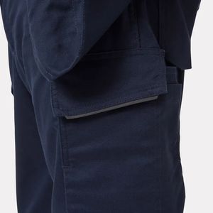 Pantalones de Trabajo para Hombre de Alta Calidad Hechos en Fábrica, Ligeros, de Lona Negra, con Bolsillos para Herramientas, Impermeables, Transpirables, con Cintura Elástica - Product Image 6