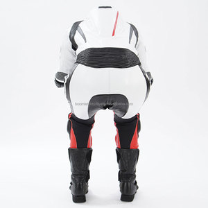 ชุดแข่งมอเตอร์ไซด์สำหรับผู้ชายและผู้หญิง, ชุดแข่งมอเตอร์ไซค์หนังระบายอากาศได้ดีแห้งเร็วไซส์ใหญ่ - Product Image 3