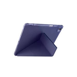 Funda Protectora Triple Plegable de TPU/PU/PC Color Oro Rosa con Soporte para Lápiz para iPad Pro 11 - Product Image 6