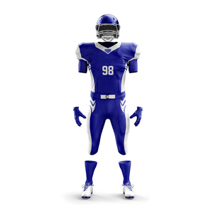 Uniforme de Fútbol Americano Personalizado de Alta Calidad OEM, Conjunto de Pantalones y Jersey de Manga Corta de Secado Rápido, Unisex para Adultos, Uso Deportivo - Product Image 2