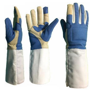 Gants de soudage en cuir fendu de vache résistants à la chaleur extrême - Product Image 6