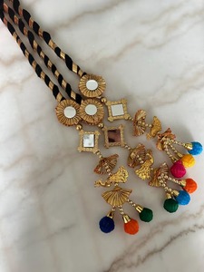 Accesorios de trenza multicolor tradicionales indios punjabi, Paranda y Jaago Parandi, joyería para el cabello de boda pakistaní, Dori para el cabello punjabi - Product Image 4