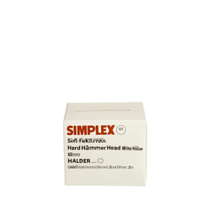 SIMPLEX Tête de marteau en nylon souple blanche 60 mm Dure HALDER - Product Image 3
