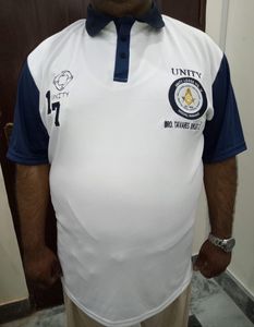 Impression par sublimation 100% coton de haute qualité T-Shirt imprimé avec logo personnalisé T-shirts unis vierges pour hommes T-shirt polo en coton de qualité supérieure - Product Image 4