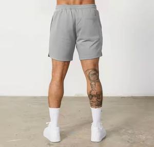 OEM Custom Logo Summer Sport Jogging Gym Workout Running <b>Sweat</b> <b>Shorts</b> for <b>Men</b> French Terry Cotton Fleece Solid Streetwear Blank - Product Image 6