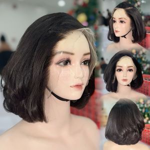 La mejor calidad Super Bone Straight Color natural Frontal Bob con precio al por mayor de cabello humano real cabello vietnamita - Product Image 6