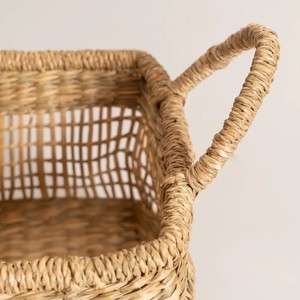 Juego de Cestas de Mimbre Natural con Asas Resistentes, Organizador de Almacenamiento Hecho a Mano para el Hogar, Venta al por Mayor, Económico, al por Mayor - Product Image 3