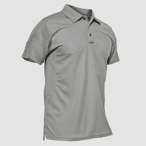 Vêtements de mode en gros pour Boss Golf, T-shirt polo avec logo personnalisé brodé, 100% polyester, manches courtes, uniforme pour hommes, design - Product Image 1