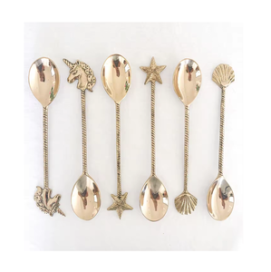 Cuillère de fête royale de crème glacée en laiton de haute qualité produits exclusifs de qualité et de vente - Product Image 6