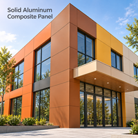 Panneau composite en aluminium massif de qualité architecturale 5 mm, revêtement PVDF argenté, écologique et recyclable pour le revêtement mural des hôpitaux