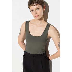 Haut extensible à col rond et bretelles larges, 100% polyester, pour tous les jours - Product Image 1