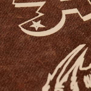 เสื้อยืดผู้ชายสีน้ำตาลช็อกโกแลต ผ้าฝ้าย 100% ทรงวินเทจ สไตล์ลำลอง สตรีทแวร์ เนื้อผ้านุ่ม ระบายอากาศดี เหมาะสำหรับใส่ในชีวิตประจำวันในเมือง - Product Image 5