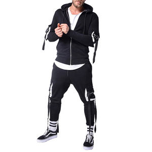 Meilleure vente Ensemble de sweat-shirt à capuche 100% coton confortable Fashion Street Blank Heavyweight pour hommes Ensemble de survêtement avec logo personnalisé - Product Image 4