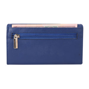 Premium <b>Women's</b> Genuine Leather RFID Protected <b>Wallet</b> Clutch Organizer Multiple <b>Card</b> Slots Zipper Pockets Hidden Compartments - Product Image 3